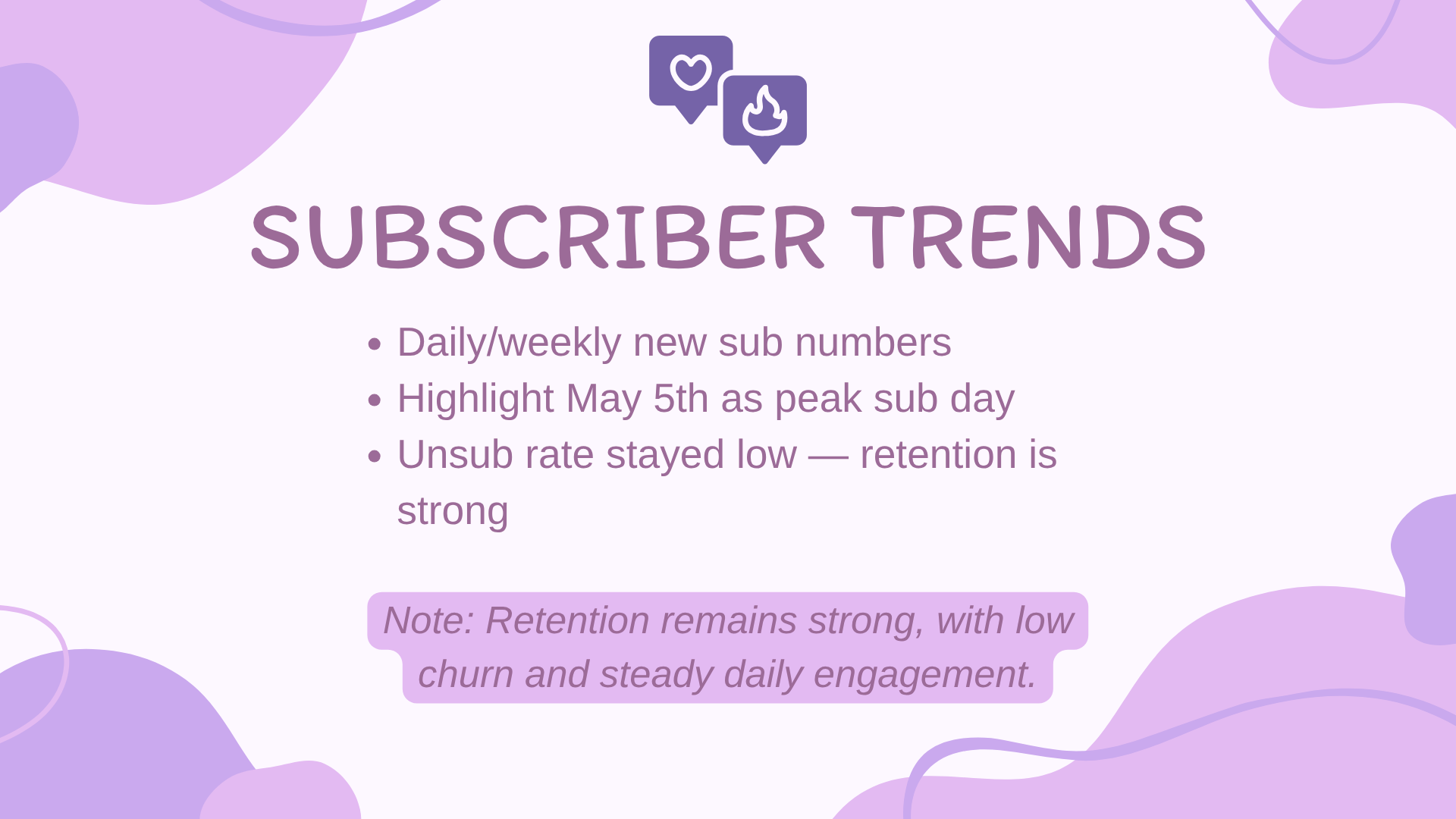 Slide 3: Subscriber Trends